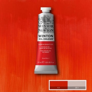 Winsor Newton Winton Yağlı Boya 37ml 107 Cadmium Scarlet Hue