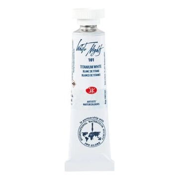 White Nights Watercolor Tüp Sulu Boya 10ml 101 Titanium White