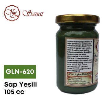 Koza Sanat Geleneksel Ebru Boyası 105cc GLN-620 Pigment Sap Yeşili