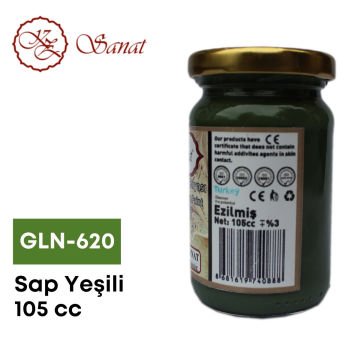 Koza Sanat Geleneksel Ebru Boyası 105cc GLN-620 Pigment Sap Yeşili