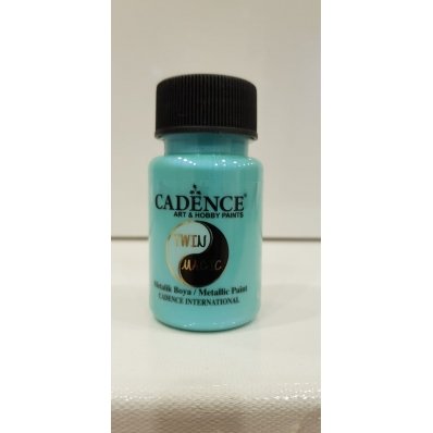 Cadence Twin Magic Metalik Boya Tm-11 50ml Mavi Yeşil