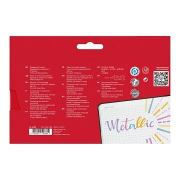 Faber Castell 8 Renk Textliner 46 Metalik İşaretleme Kalem Seti