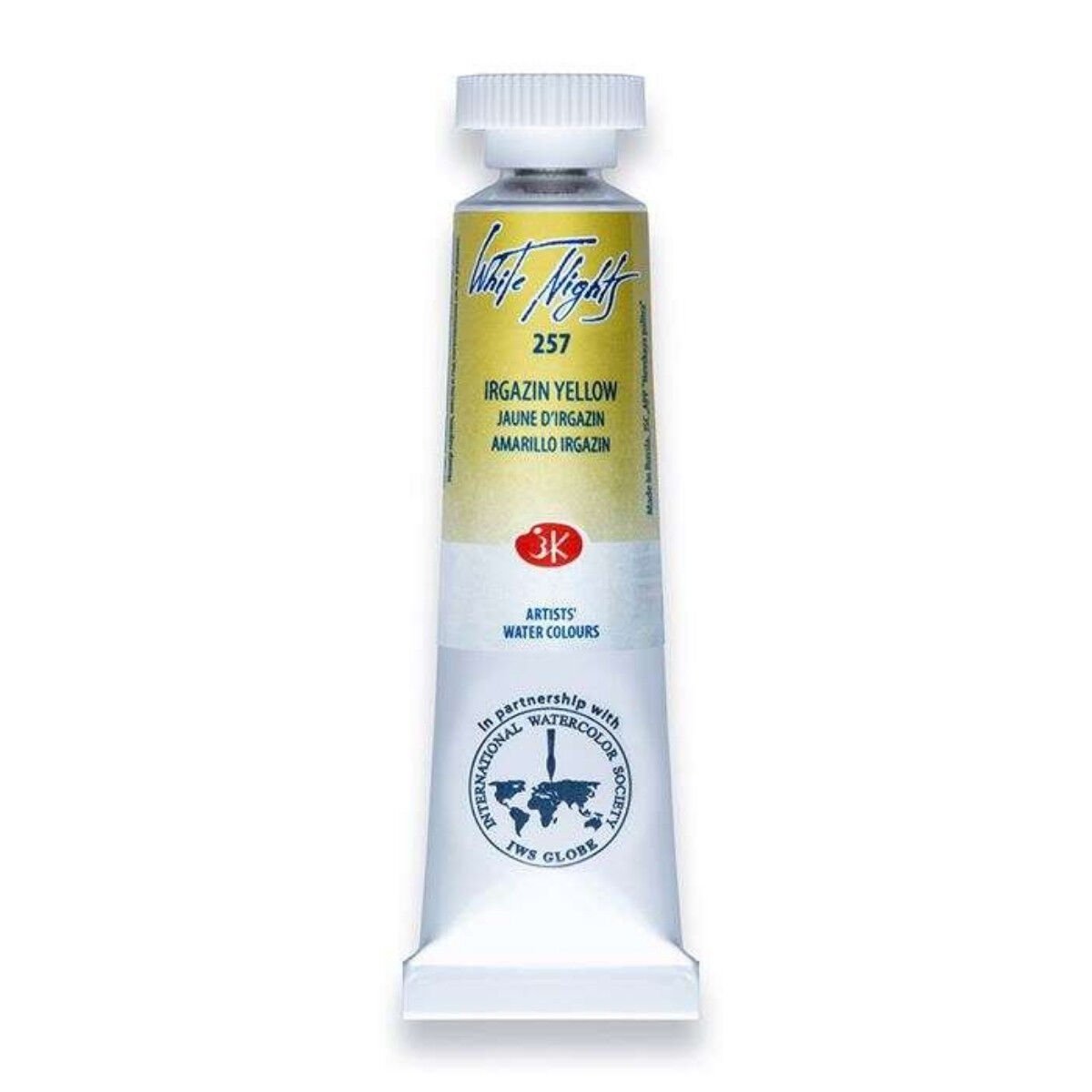 White Nights Watercolor Tüp Sulu Boya 10ml 257 İrgazin Yellow