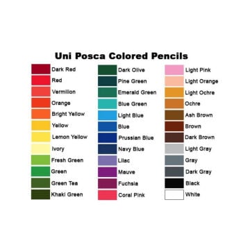 Uni Posca Yağlı Kuru Boya Kalemi 78 Light Ochre