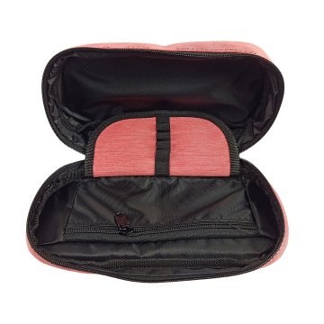 BBack Tek Bölmeli Fonksiyonel Kalem Çantası 22x10,5x6cm - Pembe