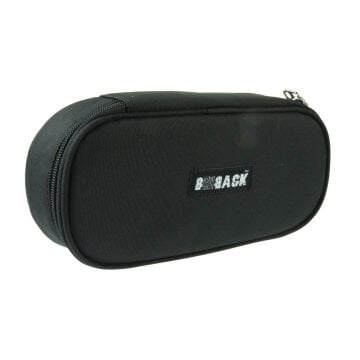 BBack Tek Bölmeli Fonksiyonel Kalem Çantası 22x10,5x6cm - Siyah