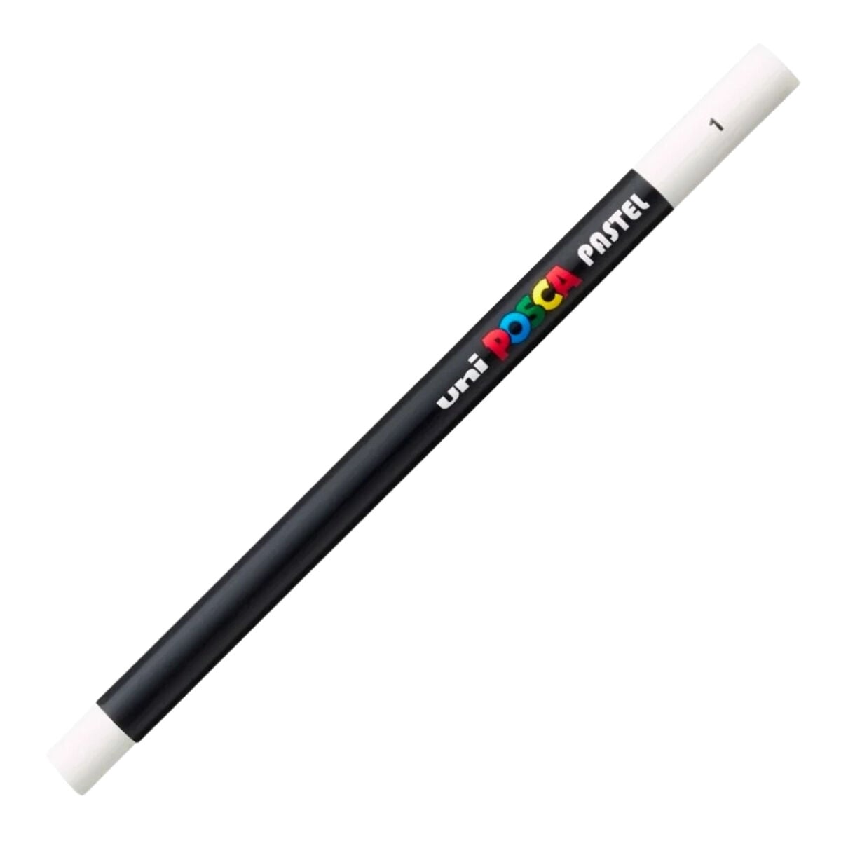 Uni Posca Wax Pastel Boya Kalemi 01 Beyaz