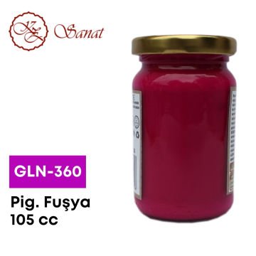 Koza Sanat Geleneksel Ebru Boyası 105cc GLN-360 Pigment Fuşya