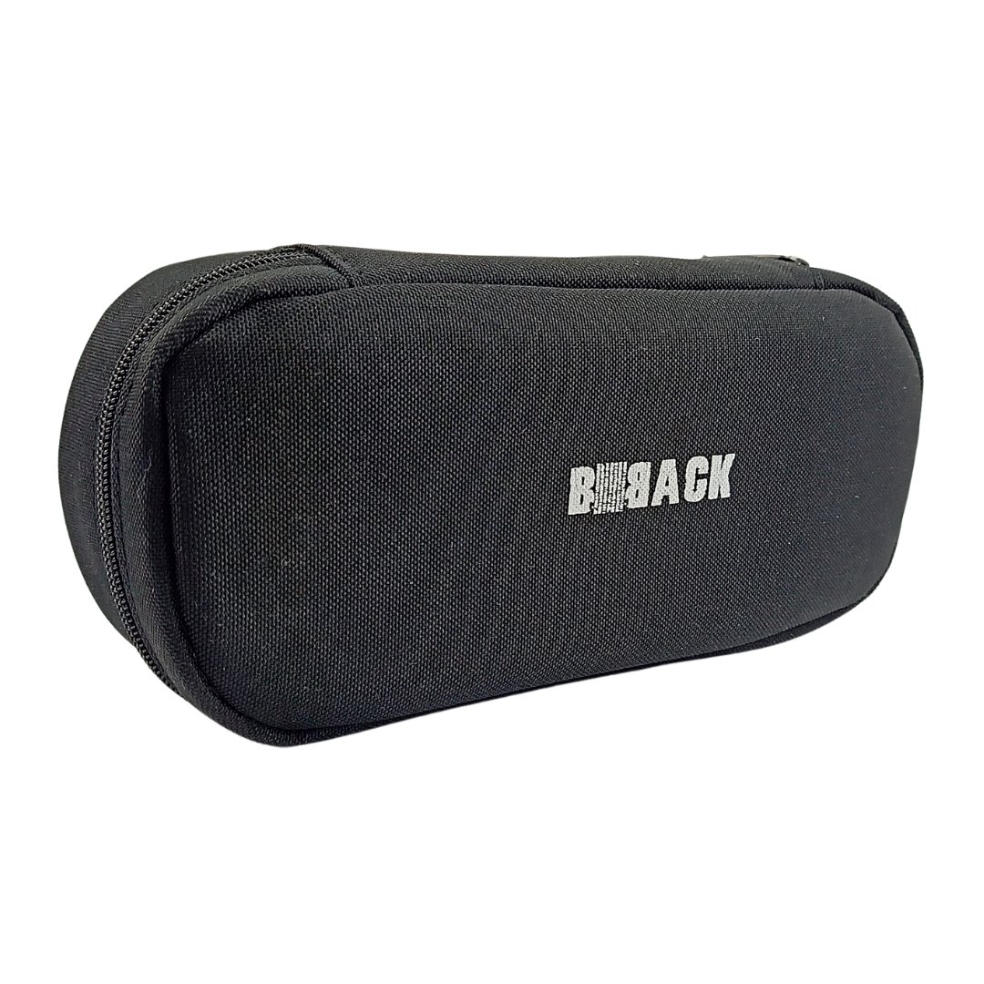 BBack Tek Bölmeli Fonksiyonel Kalem Çantası 22x10,5x6cm - Siyah