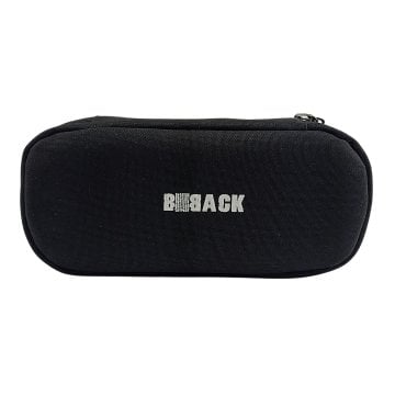 BBack Tek Bölmeli Fonksiyonel Kalem Çantası 22x10,5x6cm - Siyah