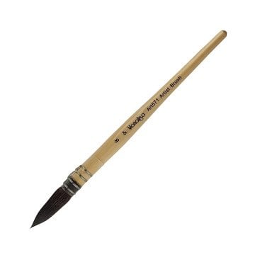 Mona Lisa Telli Sulu Boya Yuvarlak Fırçası Seri 571 No 8