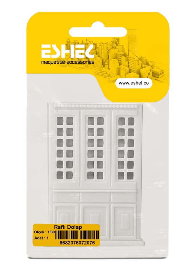 Eshel Maket Raflı Dolap 1/30