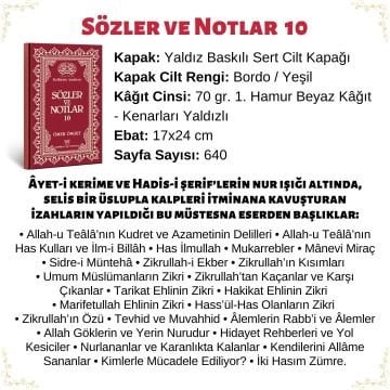 Sözler ve Notlar 10