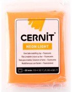 Cernit Karanlıkta Parlayan Polimer Kil 56gr 752 Neon Orange