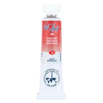 White Nights Watercolor Tüp Sulu Boya 10ml 389 Scarlet Mist