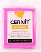 Cernit Neon Light Karanlıkta Parlayan Polimer Kil 56gr 922 Neon Fuchsia (Pink)
