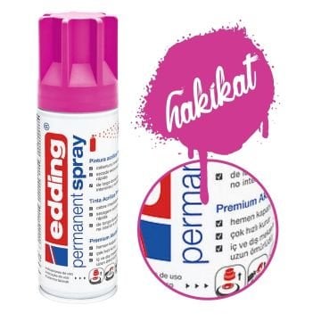 Edding 5200 Permanent Akrilik Sprey 200ml 909 Telemagenta Mat