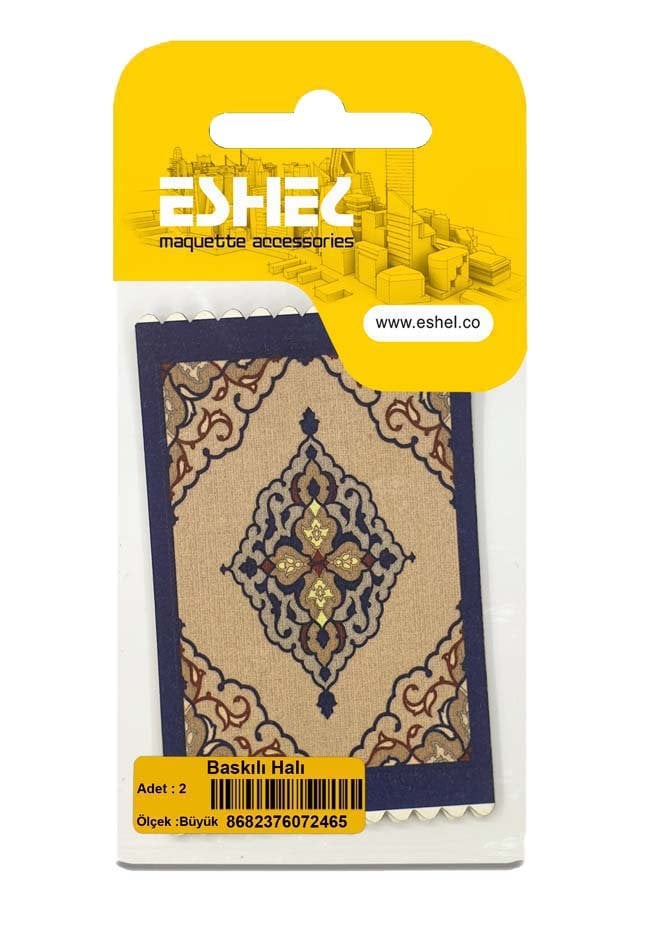 Eshel Maket Baskılı Halı Büyük