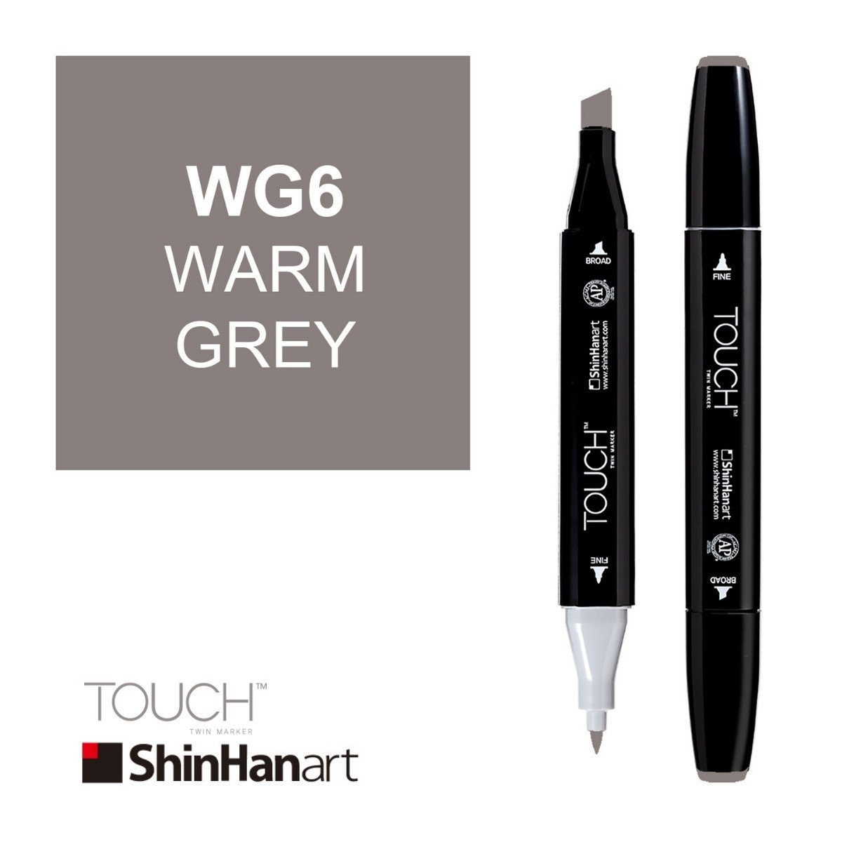 ShinHan Art Touch Twin Marker WG6 Warm Grey