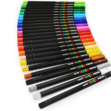 Uni Posca Wax Pastel Boya 02 Yellow