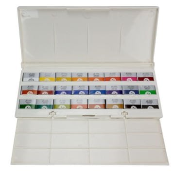 Afra Artists Water Colours Sulu Boya Tam Tablet Seti 24lü