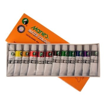 Maries Watercolour Tüp Suluboya 9ml 12 renk