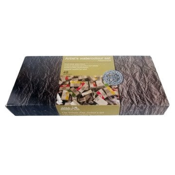 Afra Artists Water Colours Sulu Boya Tablet Seti Ahşap Kutu 48li