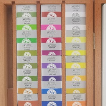 Afra Artists Water Colours Sulu Boya Tablet Seti Ahşap Kutu 64lü