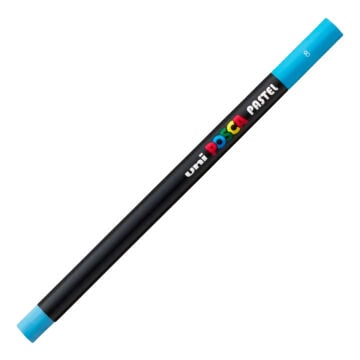 Uni Posca Wax Pastel Boya Kalemi 08 Light Blue