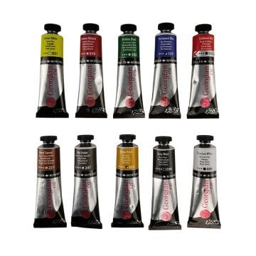 Daler Rowney Georgian Yağlı Boya Seti 10 Renk x 38ml