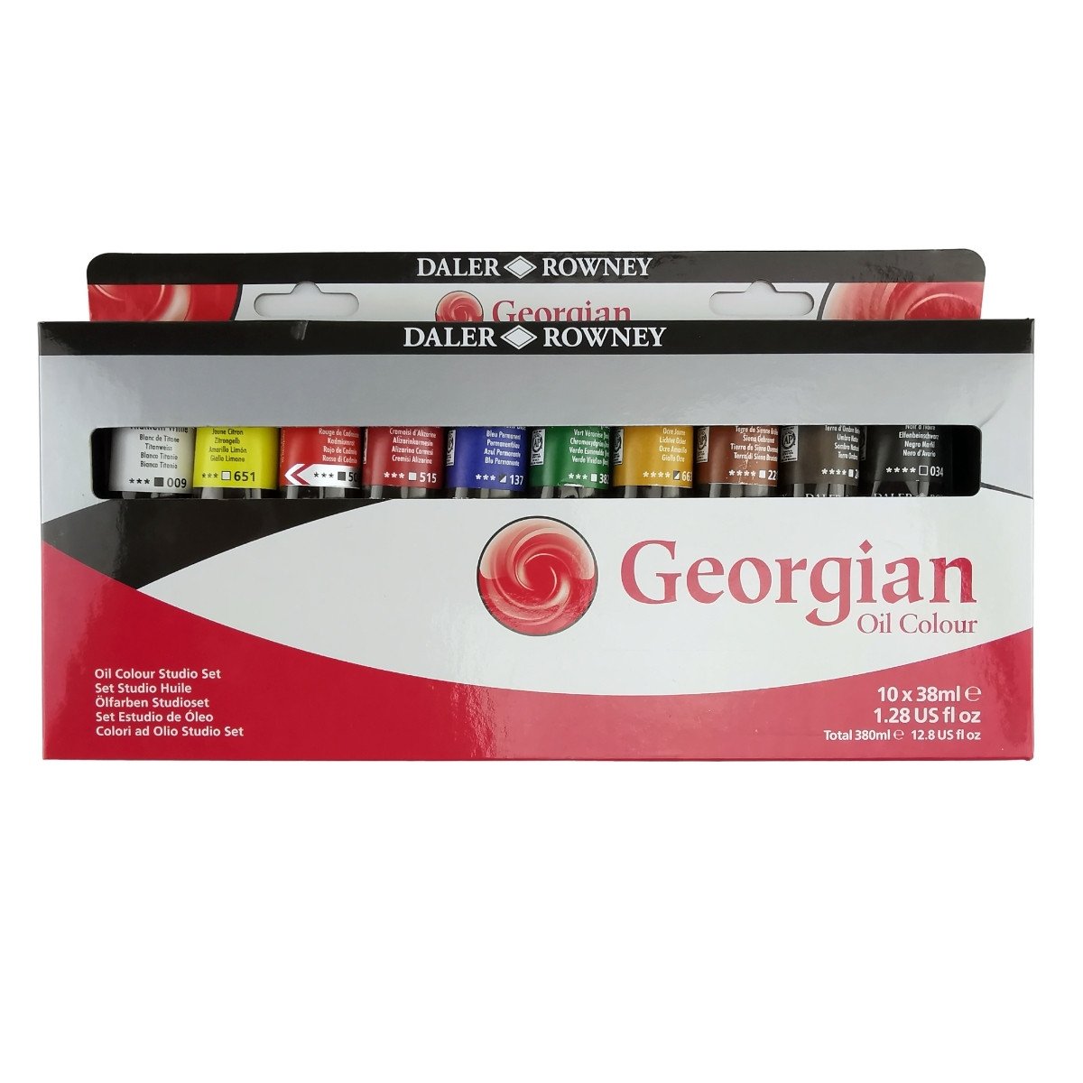 Daler Rowney Georgian Yağlı Boya Seti 10 Renk x 38ml