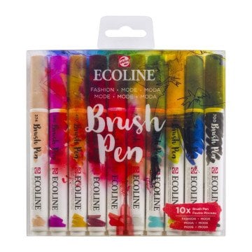 Talens Ecoline Brush Pen 10lu Stilist Fashion