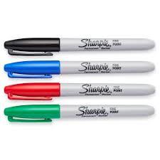 Sharpie Permanent Markör Fine Standart Renkler 4 lü
