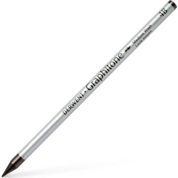 Derwent Watersoluble Graphitone Suda Çözünebilen Ağaçsız Grafit Kalemi 4B