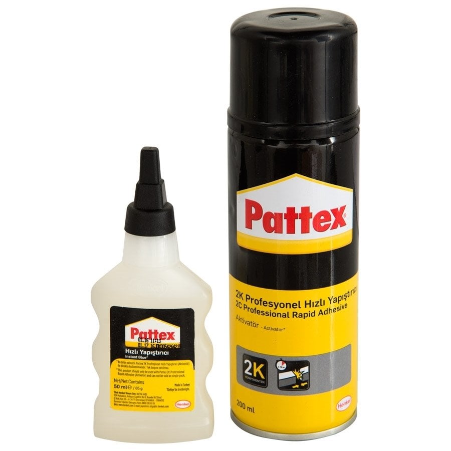 Pattex 2k Hızlı Spray Yapıştırıcı 200+50ml
