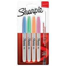 Sharpie Permanent Markör Fine Pastel Renkler 4 lü