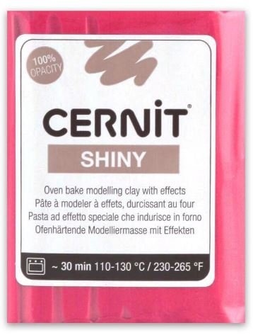Cernit Shiny Parıldıyan Polimer Kil 56gr 400 Red