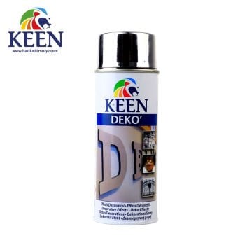 Keen Akrilik Sprey Boya 400ml Deko Chrome Silver