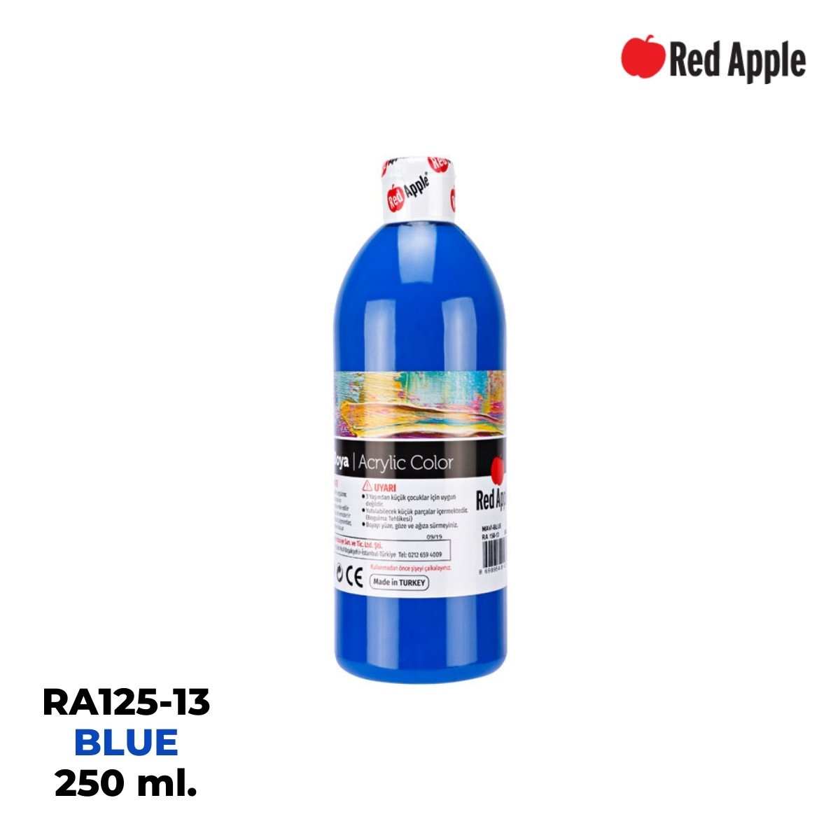 Red Apple Akrilik Boya 250ml 13 Blue