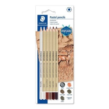 Staedtler Mars Lumograph Soft Pastel Kalem Seti 6lı