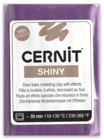 Cernit Shiny Parıldıyan Polimer Kil 56gr 900 Violet