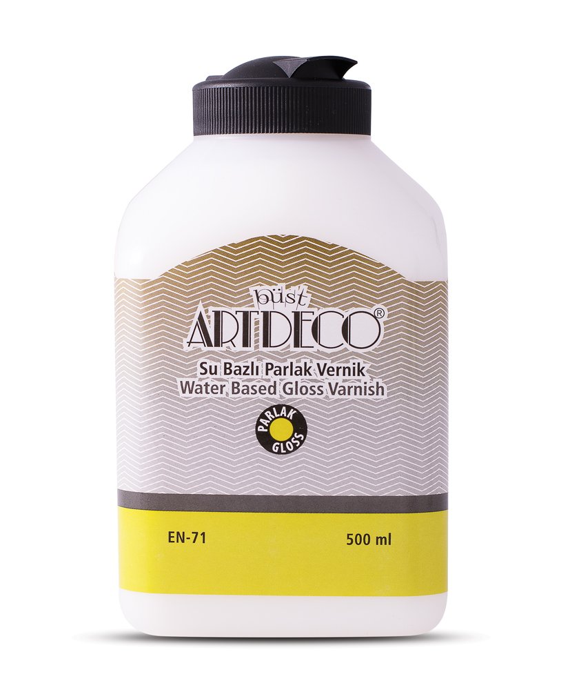Artdeco Su Bazlı Vernik 500ml Parlak