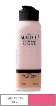 Artdeco Akrilik Boya 140ml 3006 Pastel Pembe