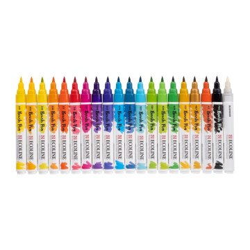 Talens Ecoline Brush Pen 20li Canlı Renkler