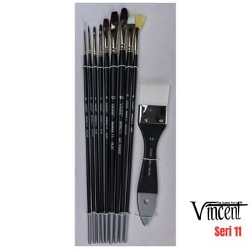 Vincent Fırça Seti 10lu S11