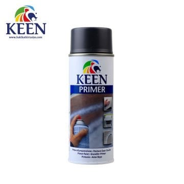 Keen Akrilik Sprey Boya 400ml Primer Plastik Astar Boya Gri