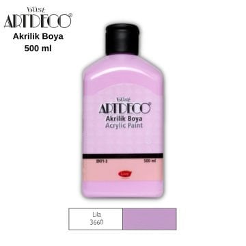 Artdeco Akrilik Boya 500ml 3660 Lila