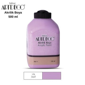 Artdeco Akrilik Boya 500ml 3660 Lila