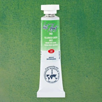 White Nights Watercolor Tüp Sulu Boya 10ml 763 Yellowish Green Mist