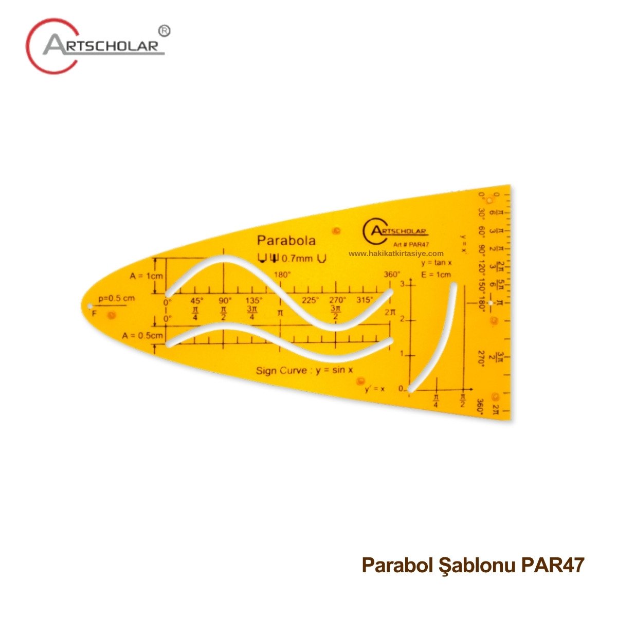 Artscholar Parabol Şablonu
